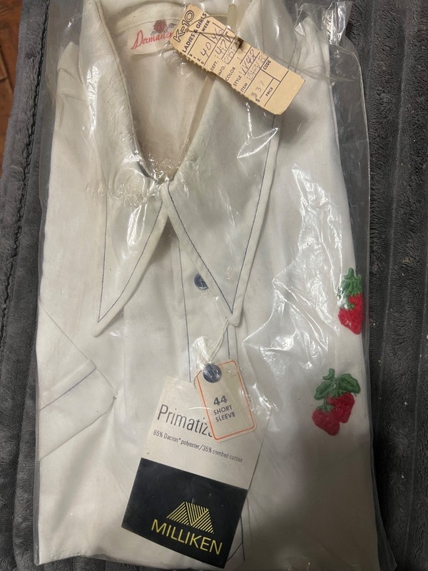 vintage permanent press shirt milliken 40/46