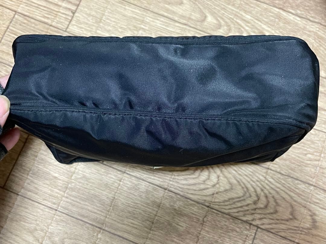PRADA Nylon Mini Accessory Pouch Triangular Logo … - image 3