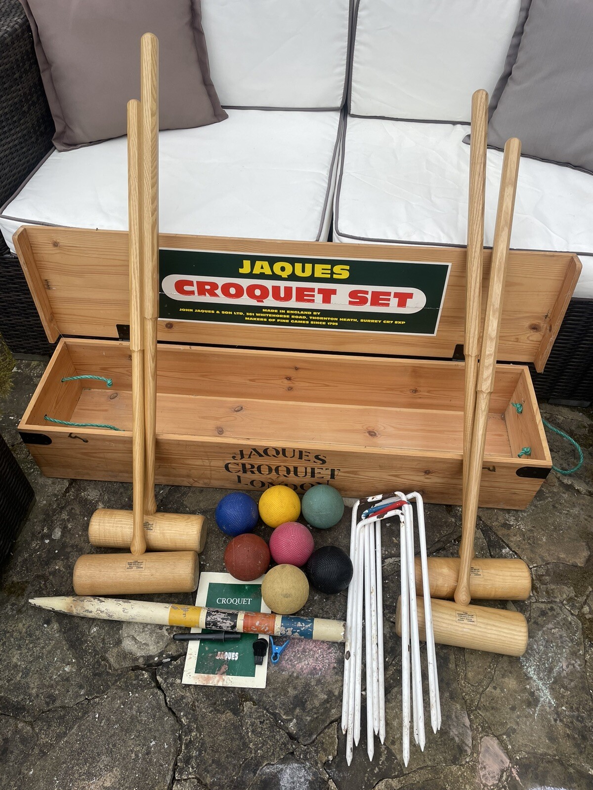 jaques of london croquet set eBay