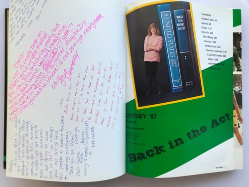 1987 Odyssey Poway High School Yearbook - Poway, California San Diego '80s - Picture 3 of 6