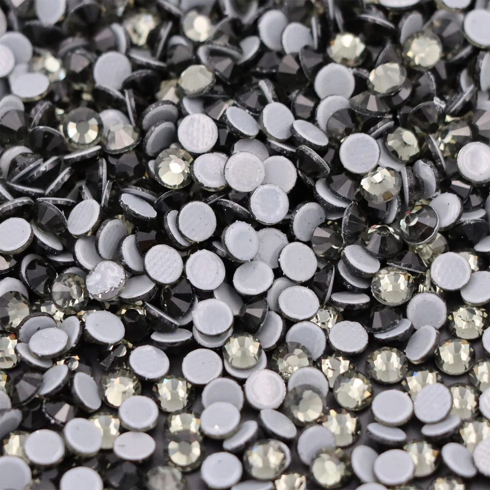 Cristal AB Estrás Vidrio Hotfix Hierro Sobre Strass Costura y Decoración de Tela Foto 4 de 4