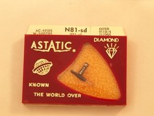 ASTATIC N81-SD record needle stylus AC-435DS W-349STDS 660SD 911D/S 2129DS 78 LP