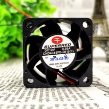 1 pcs Qianhong CHD4012FB-O 1 E 4028 12V 0.35A 4cm 2-wire bearing cooling fan