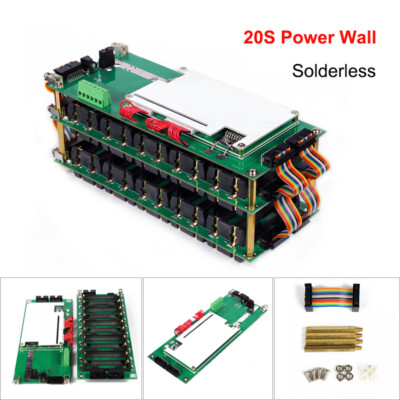 Zum Selbermachen BMS 20S 74V 18650 Akku Pack Power Wand Li-Ion PCB For E-Bike