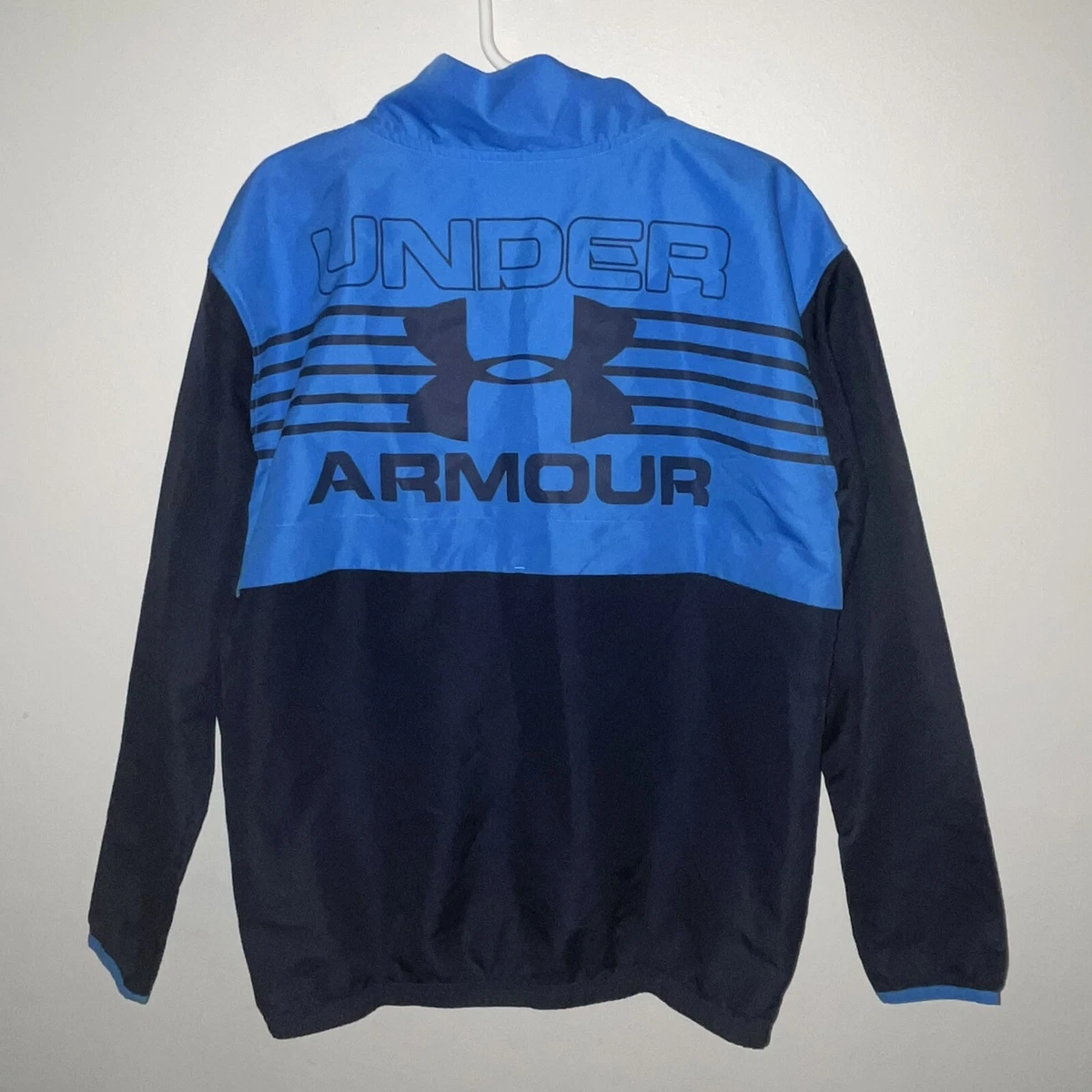 Under Armour Half Zip Pullover Windbreaker Jacket Boys Size Large