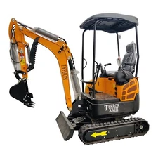 4,000 lbs Terror XVIII Mini Excavator, EPA Certified KUBOTA D902 Diesel Machine