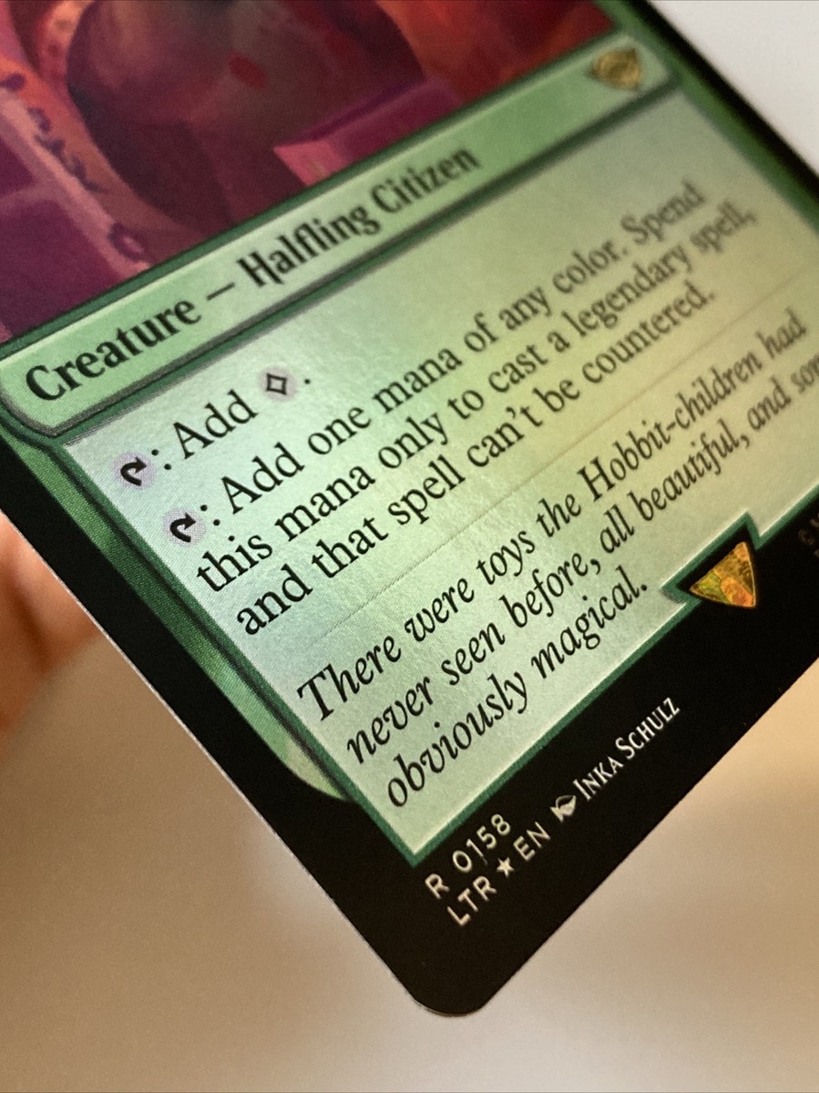 MTG Delighted Halfling (Foil) The Lord of the Rings 0158 NM | eBay