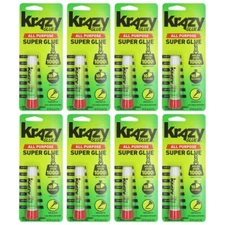 8 x Krazy Glue All Purpose – The Everyday Repair Hero, Tube 2g