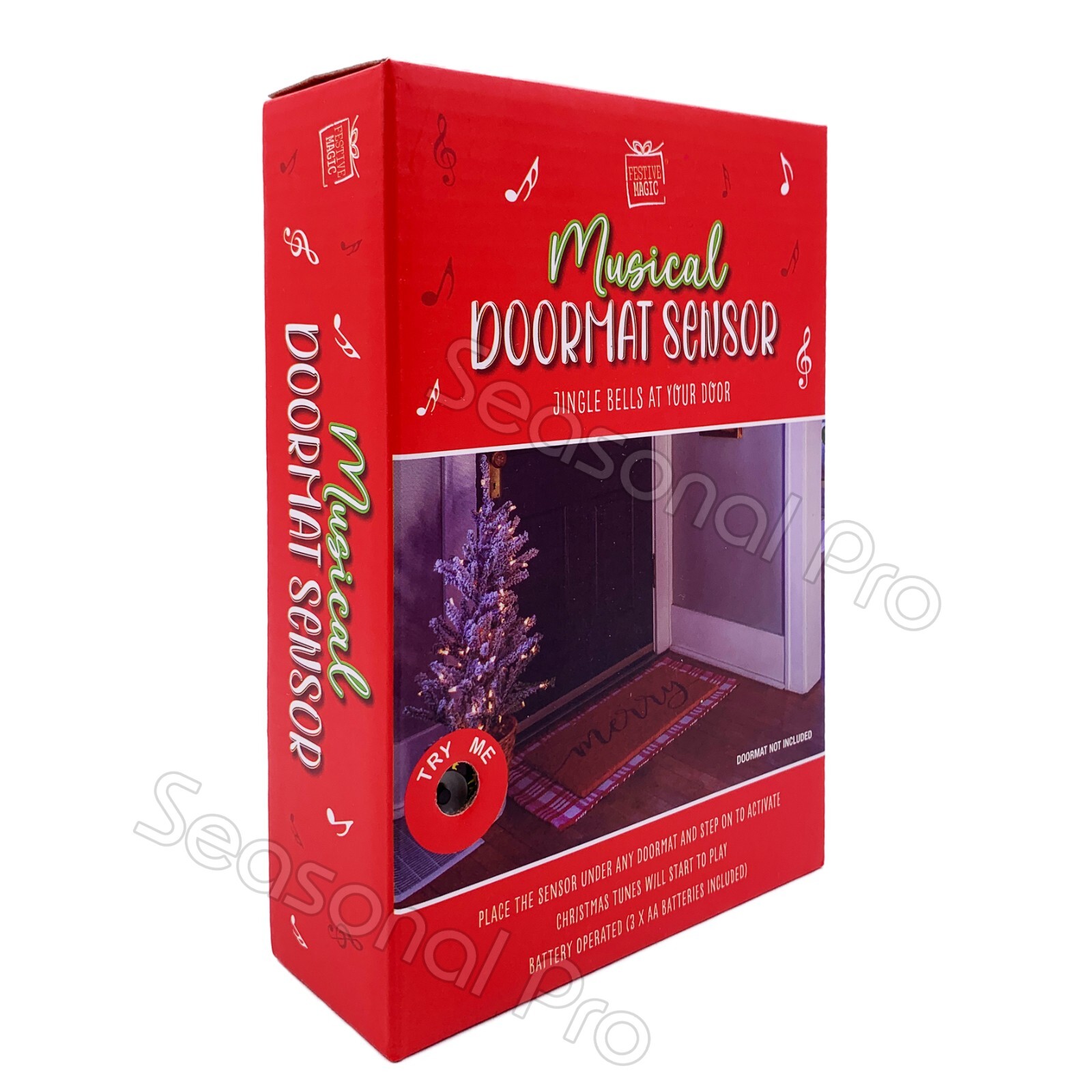 Christmas Classic Musical Doormat Sensor Xmas Gift Jingle Bells