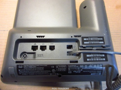 Téléphone IP VoIP Cisco CP-8811 V04 5 LIGNES - COMBINÉ INCLUS - SANS COUVERCLE D'ÉCRAN - Photo 3/3