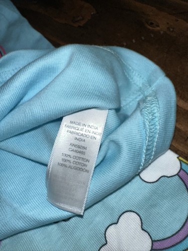 NWT The Childrens Place Girls Size 5 Two Piece Pajamas Set - Blue/Pink/Yellow - Picture 16 of 17