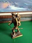 Bronze Mountain Man Sculpture Outdoorsman. Hiker, Forestry, Soudough, Figurine  — photo 6