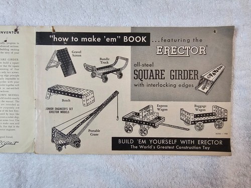 1958 Gilbert Action Conveyor Belt Erector Set NO. 10063 - Complete - Working! - Picture 16 of 24