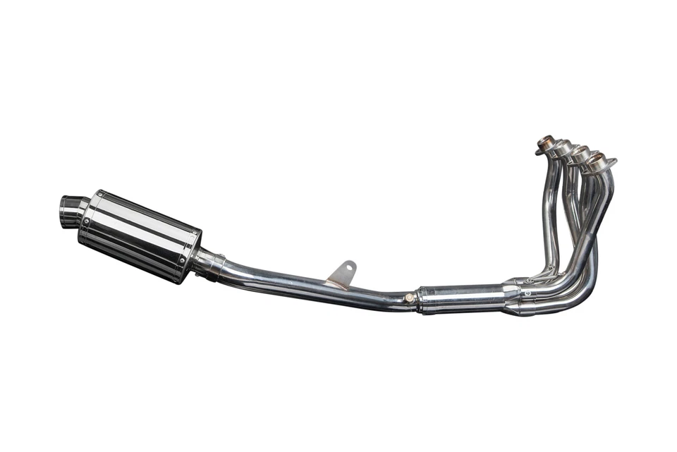 Honda CBR1100XX Blackbird 96-09 полный выхлоп 4-1 9 дюймов овальный глушитель из нержавеющей стали - Изображение 2 из 4