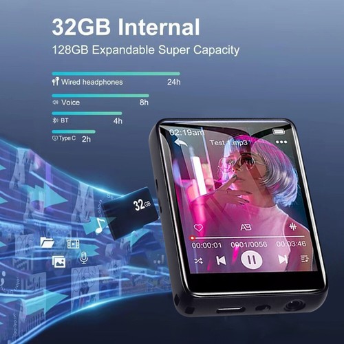 Reproductor MP3 con Bluetooth 2.4" Pantalla Táctil Completa Android Reproductor MP3 MP4 FM - Imagen 10 de 23