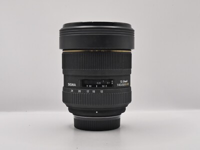 NIKON AF FIT SIGMA EX 12-24MM D F4.5 / 5.6 DG HSM AUTOFOKUS OBJEKTIV VOLLFORMAT