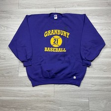 Vintage Russell Athletic Sweatshirt Mens 2XL Purple 90s Crewneck Retro