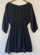 Maude Mini Dress Womens Medium Black 3/4 Sleeve Office Lined Lightweight Work