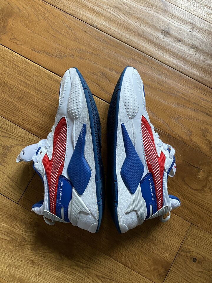 PUMA RS-X White/ Blue/ Red Size 5.5UK. trainers running shoes | eBay