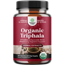 Digestive Triphala Capsules Organic Complex - Colon Cleanser  Detox 120ct