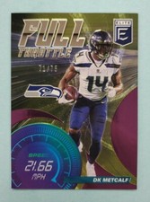 2021 Panini Elite DK Metcalf Full Throttle Purple #FT19 Card /75