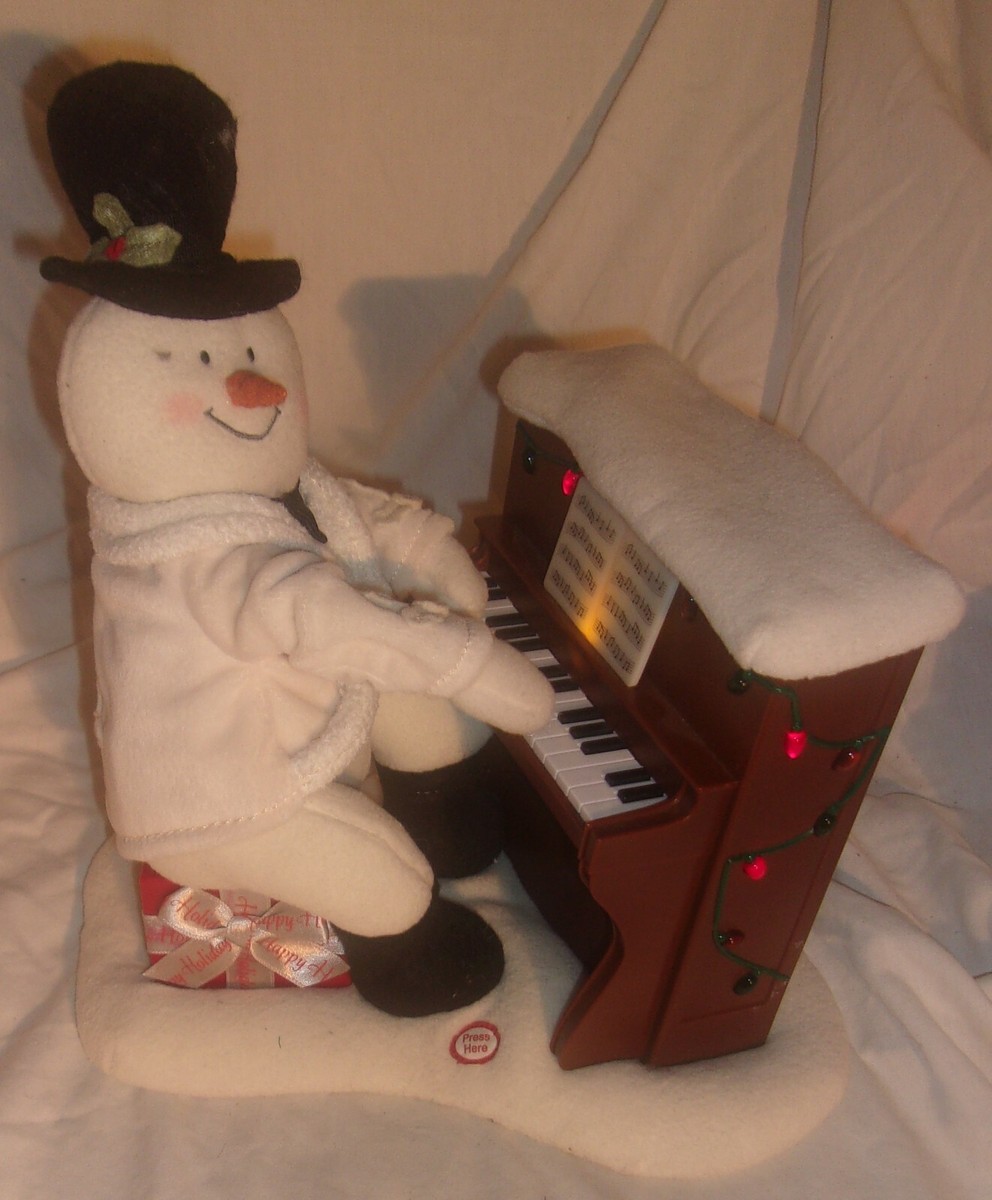 【NEW】Hallmark スノーマン ピアノ 音楽点灯 新品 HALLMARK MUSICAL SNOWMAN WITH PIANO LIGHTS UP WITH SOUND | eBay