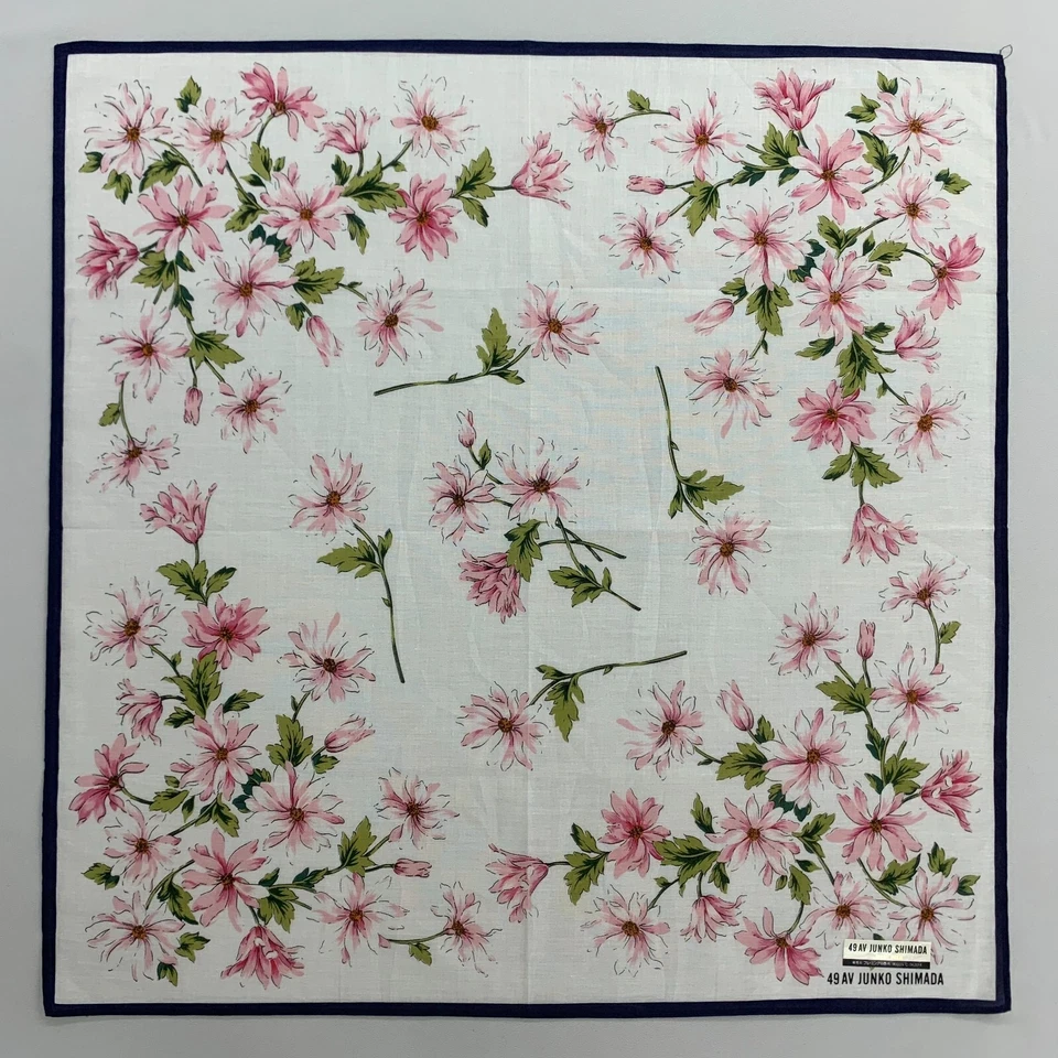 Pañuelo floral Junko Shimada vintage pañuelo de bolsillo cuadrado envolvente Foto 2 de 4