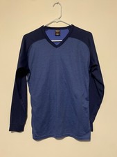 Patagonia Men Sz XS Blue Capilene Long Sleeve Polyester Shirt Made in the USA
