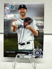 2017 Bowman Chrome Prospects Baseball Card #BCP193 Max Povse Seattle Mariners