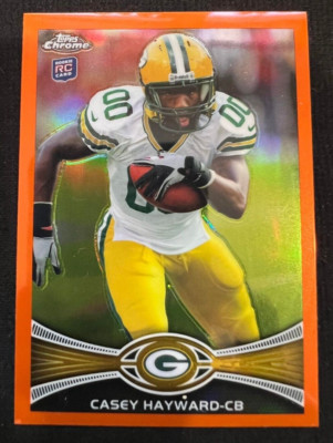 CASEY HAYWARD Green Bay Packers 2012 Topps Chrome Orange Refractor RC #67