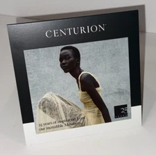AMERICAN EXPRESS CENTURION  25th ANNIVERSARY PAMPHLET CARD AMEX CENTURION