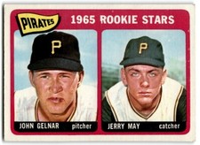 1965 Topps Baseball John Gelnar/Jerry May RC Pittsburgh Pirates #143