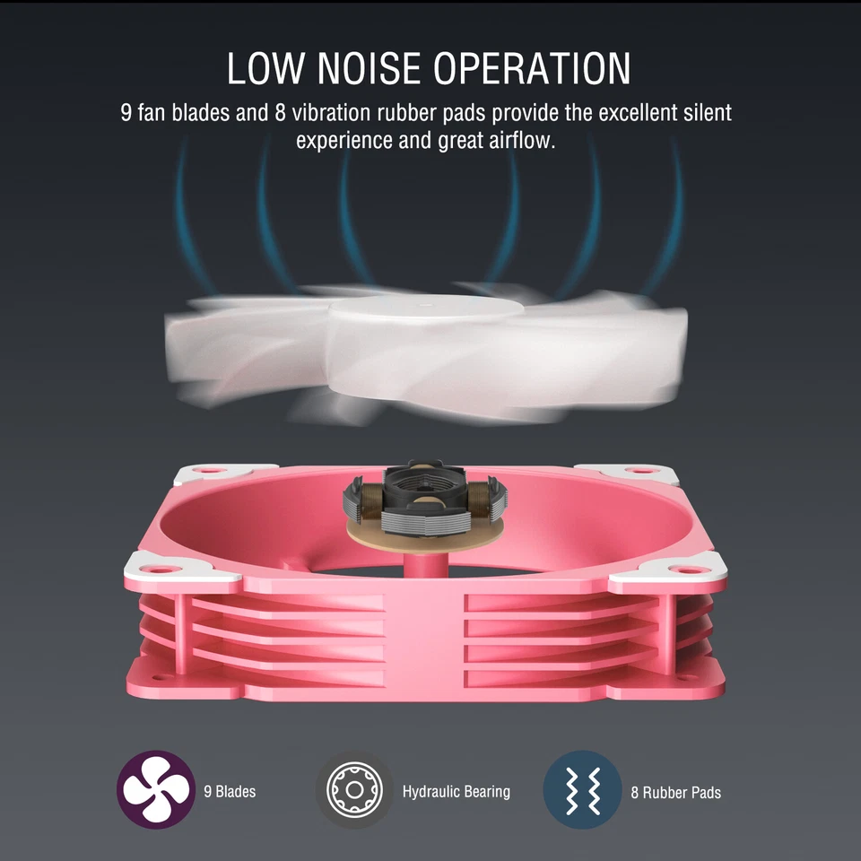 Vetroo V5 CPU Cooler PC Heatsink w/5 Heat pipes 120mm PWM Fan ARGB Fan AMD Intel - Image 4 of 4
