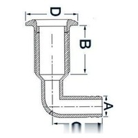 "Borddurchlass 90° Nylon 2\" M - 1 Pc Osculati - 17.322.57 - 1732257"