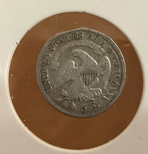 1835 Half Dime Clipped Planchet M009 - Image 4 of 4
