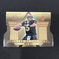 2025 Panini Silhouette Pillars of the Game Drew Brees #17 Serial #22/49 - Saints
