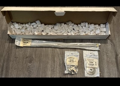 Brasstech 483-15S Satin Nickel 1/2'' Compression x 3/8'' Toilet Supply Kit