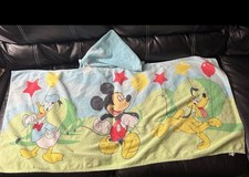 Vintage Disney Mickey Hooded Beach Towel Kids