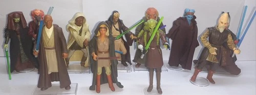 Star Wars 11 x Jedi figures + accessories