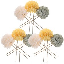 3 Pairs Flower Hair Shape Hair Clip bridal hair fork bride hair fork