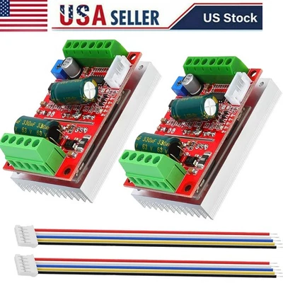 YELUFT 2PCS DC 6-60V 400W BLDC Three-Phase Brushless Motor Controller Driver Board