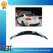 PASST F�R BMW 1ER E82 COUPE 2007-13 M4 STYLE GLANZ SCHWARZ HECK KOFFERRAUM KOFFERRAUM SPOILER