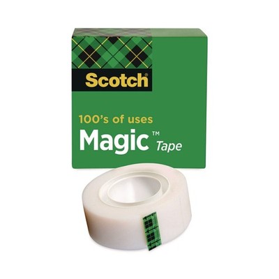 Scotch 810341296PK Magic 0.75'' x 36 yds 1'' Core Tape Refill - Clear (12/PK) New