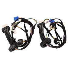 2pcs Rear Door Wiring Harness With Connectors For Dodge Ram 1500-5500 2004-2010