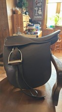 22" Lovatt & Ricketts Cutback Saddle Adj Bars Arabian Saddleseat