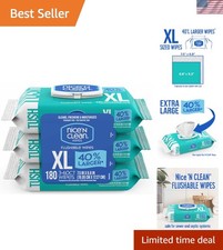 Adult Wet Wipes Extra Large Flushable Wipes hypoallergenic fragrance free