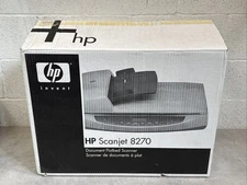 New Open Box - HP Scanjet 8270 Flatbed Scanner w/ Power Adapter & USB Cable