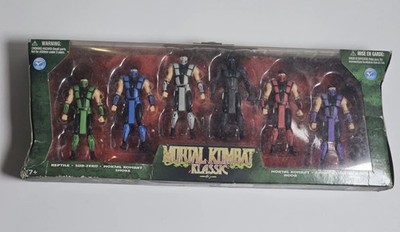 SEALED Mortal Kombat Klassic 6 Pack Reptile Sub-Zero Smoke Ermac
