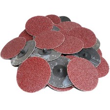 Grit40 50pcs 3 Inch Sanding Disc Roll Lock Rtype Sandpaper Quick Change Disc Gr