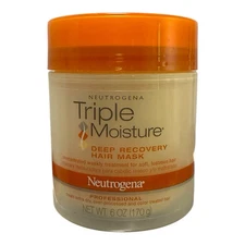 New Neutrogena Triple Moisture Deep Recovery Hair Mask 6oz (170 g) Discontinued